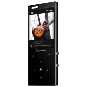 נגן כשר MP3 סאמויקס דיינומייט 8GB הוא נגן MP3 נייד אלגנטי שחור הכולל צג מגע מלבני. המסך מציג אדם מנגן בגיטרה חשמלית ואת השיר "Eleven Times" של בן ונדרבק. למכשיר יש כפתורי הפעלה/השהיה, בקרת עוצמת הקול וכפתורי ניווט הממוקמים מתחת למסך.