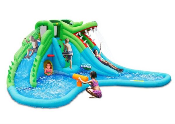 9517-מגלשת המים קרוקודיל- The crocodile  water slide- הפיהופ-Happy Hop-המגן