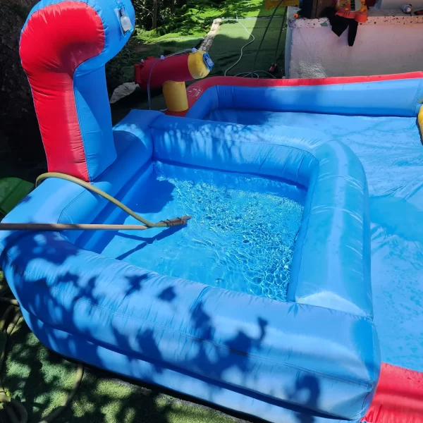 ⁦מתקן קפיצה מתנפח בינוני עם מים | W5027 | הארמון | Jumpy Jump | משטח קפיצה+מגלשה+שיכשוכית | המגן⁩ – תמונה ⁦7⁩