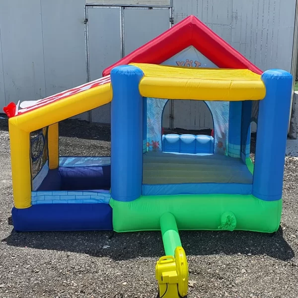 ⁦מתקן קפיצה מתנפח בינוני | D2727 | בית הצעצוע | Jumpy Jump | משטח קפיצה+מגלשה+בריכת כדורים | המגן⁩ – תמונה ⁦5⁩