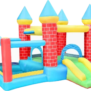 מתקן קפיצה מתנפח בינוני | 92043 | הטירה | JUMPER | מגלשה+משטח קפיצה | המגן