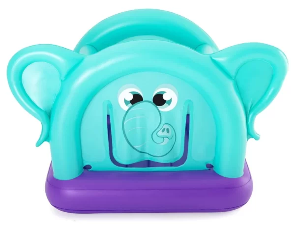 ⁦מתקן קפיצה מתנפח קטן עם משאבה מובנת|52355|פיל קטן|BESTWAY|משטח קפיצה | המגן⁩ – תמונה ⁦4⁩