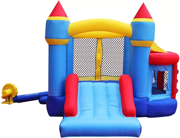 ⁦מתקן קפיצה מתנפח בינוני|D2427|פארק אקטיבי|Jumpy Jump|מגלשה+משטח קפיצה+מגלשה+פעילויות קליעה | המגן⁩ – תמונה ⁦3⁩