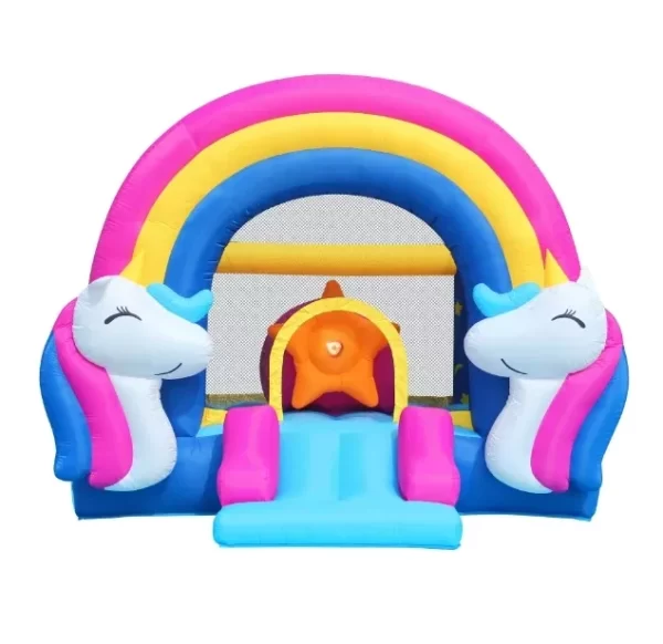 ⁦8004 מתקן קפיצה מתנפח חד קרן Fantasy Unicorn - Happy Hop - המגן⁩ – תמונה ⁦3⁩