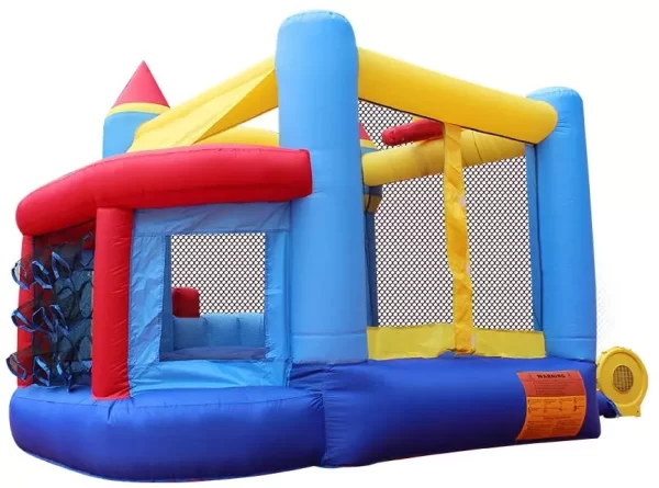 ⁦מתקן קפיצה מתנפח בינוני|D2427|פארק אקטיבי|Jumpy Jump|מגלשה+משטח קפיצה+מגלשה+פעילויות קליעה | המגן⁩ – תמונה ⁦2⁩